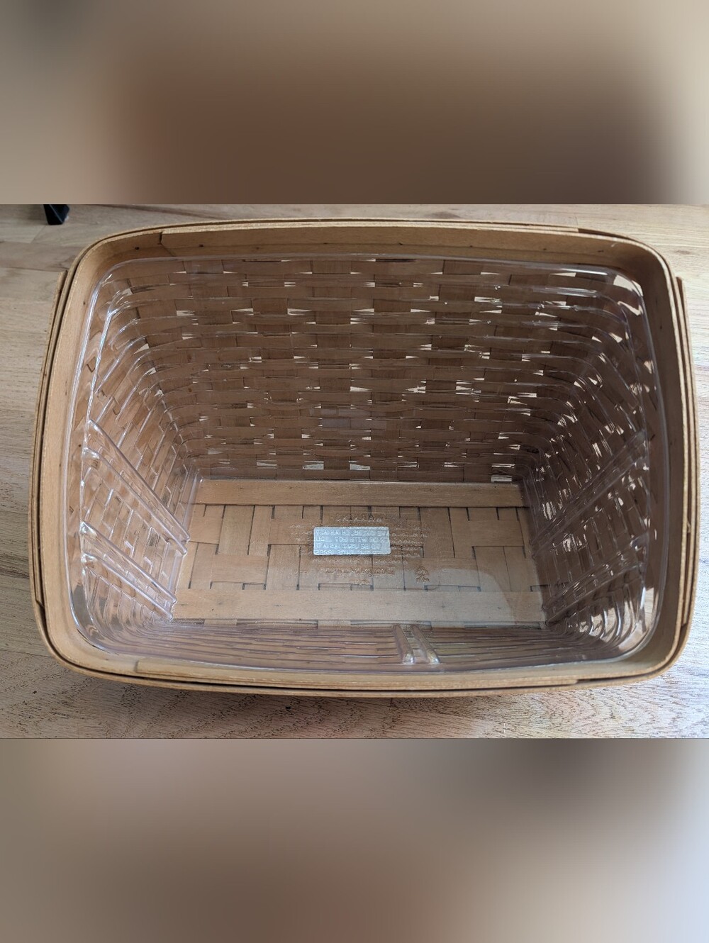 Longaberger Desk Organizer Basket